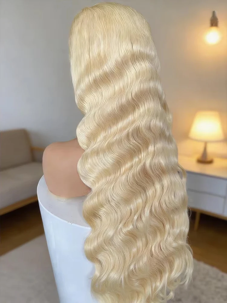 40 42 Inch 613 Blonde 13x6 Hd Body Wave Lace Frontal Human Hair Wig Brazilian Colored Wet And Wavy 13x4 Natural Water Wave Lace Front Wigs For Women 250% Density
40 42 Inch 613 Blonde 13x6 Hd Body Wave Lace Frontal Human Hair Wig Brazilian Colored Wet And Wavy 13x4 Natural Water Wave Lace Front Wigs For Women 250% Density