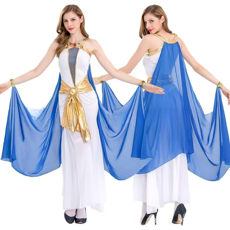 Арабский костюм Королева Леди Хэллоуин Латинские танцы Длинная юбка Сценическое представление Dr Женский традиционный этнический модный комплект...
Арабский костюм Королева Леди Хэллоуин Латинские танцы Длинная юбка Сценическое представление Dr Женский традиционный этнический модный комплект...