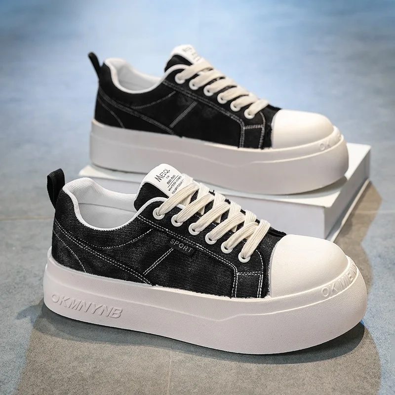 Summer 2026 Men's Canvas Shoes Casual Daily Board Style Comfortable Trendy Versatile Thick Sole Non-Slip Board Shoes
Summer 2026 Men's Canvas Shoes Casual Daily Board Style Comfortable Trendy Versatile Thick Sole Non-Slip Board Shoes