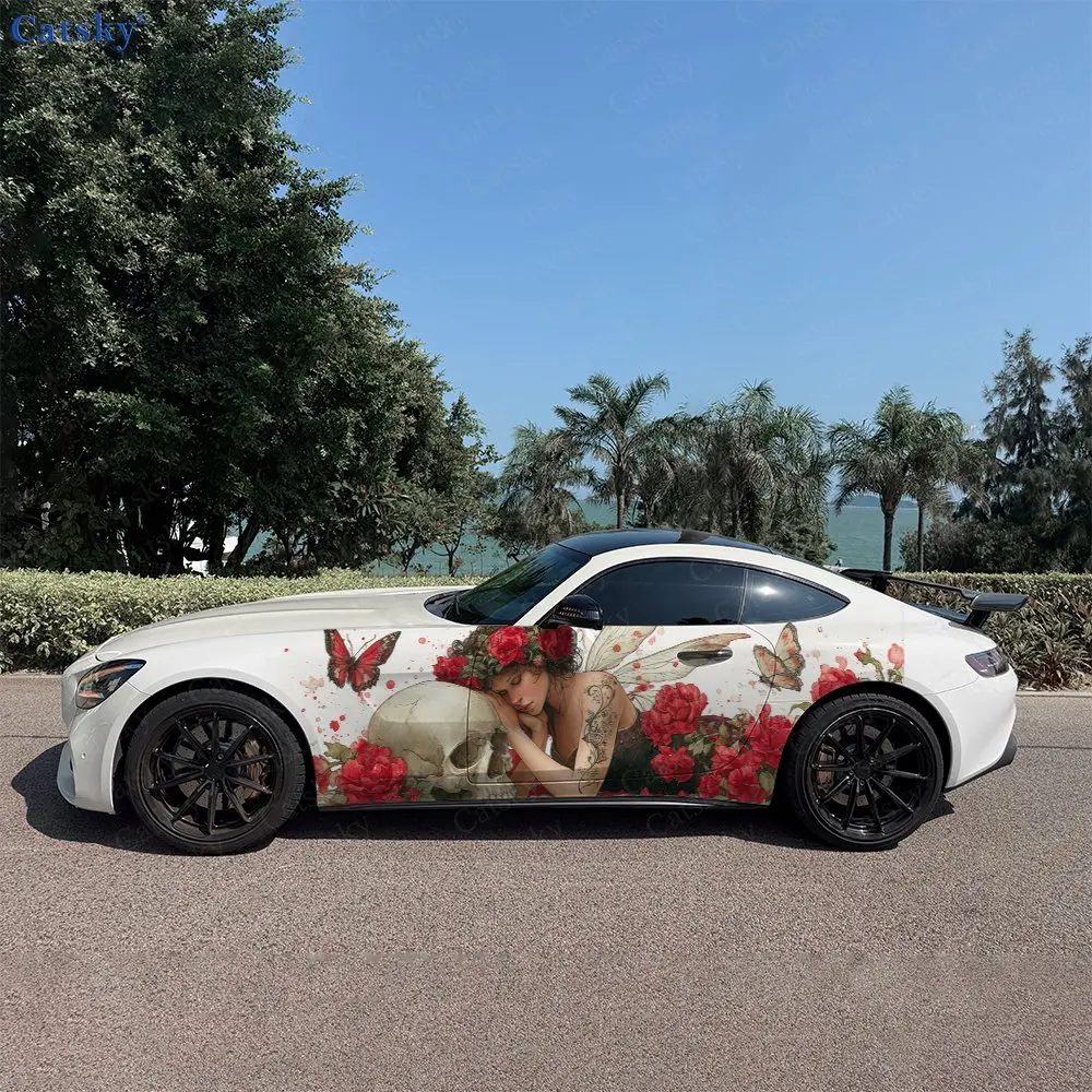 2pcs.Flower Fairy Car Side Decals | Self-Adhesive PVC Waterproof & Scratch-Resistant Stickers, Fashionable Decals
2pcs.Flower Fairy Car Side Decals | Self-Adhesive PVC Waterproof & Scratch-Resistant Stickers, Fashionable Decals