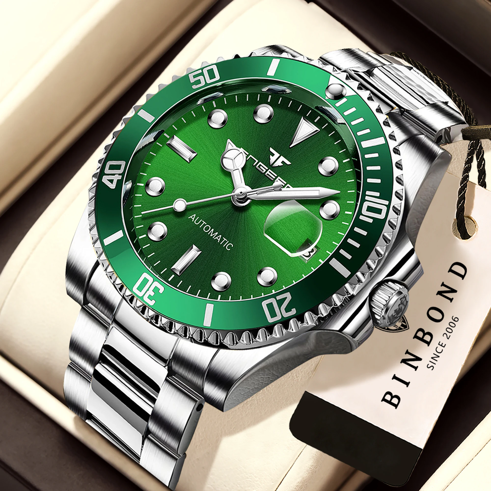 BINBOND orginal automatic tourbillon mechanical wristwatches for men luxury luminous waterproof men's watch auto date reloj
BINBOND orginal automatic tourbillon mechanical wristwatches for men luxury luminous waterproof men's watch auto date reloj