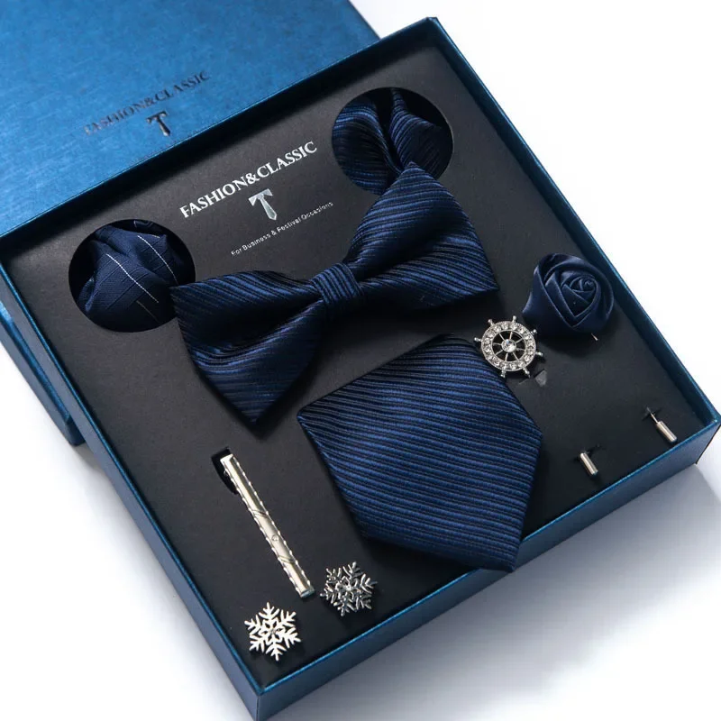 Spring New Men's Gift Box Tie Fashion Business Tie Square Scarf Combination Set Gift Box Gift
Spring New Men's Gift Box Tie Fashion Business Tie Square Scarf Combination Set Gift Box Gift