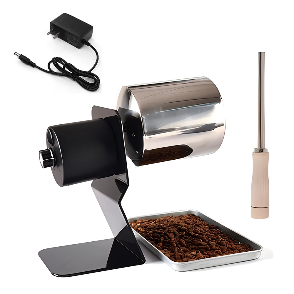 Rechargeable Coffee Bean Roaster Stainless Steel Electric Grain Roasting Machine 46-54RPM Speed Adjustable Home Roaster Machine
Rechargeable Coffee Bean Roaster Stainless Steel Electric Grain Roasting Machine 46-54RPM Speed Adjustable Home Roaster Machine