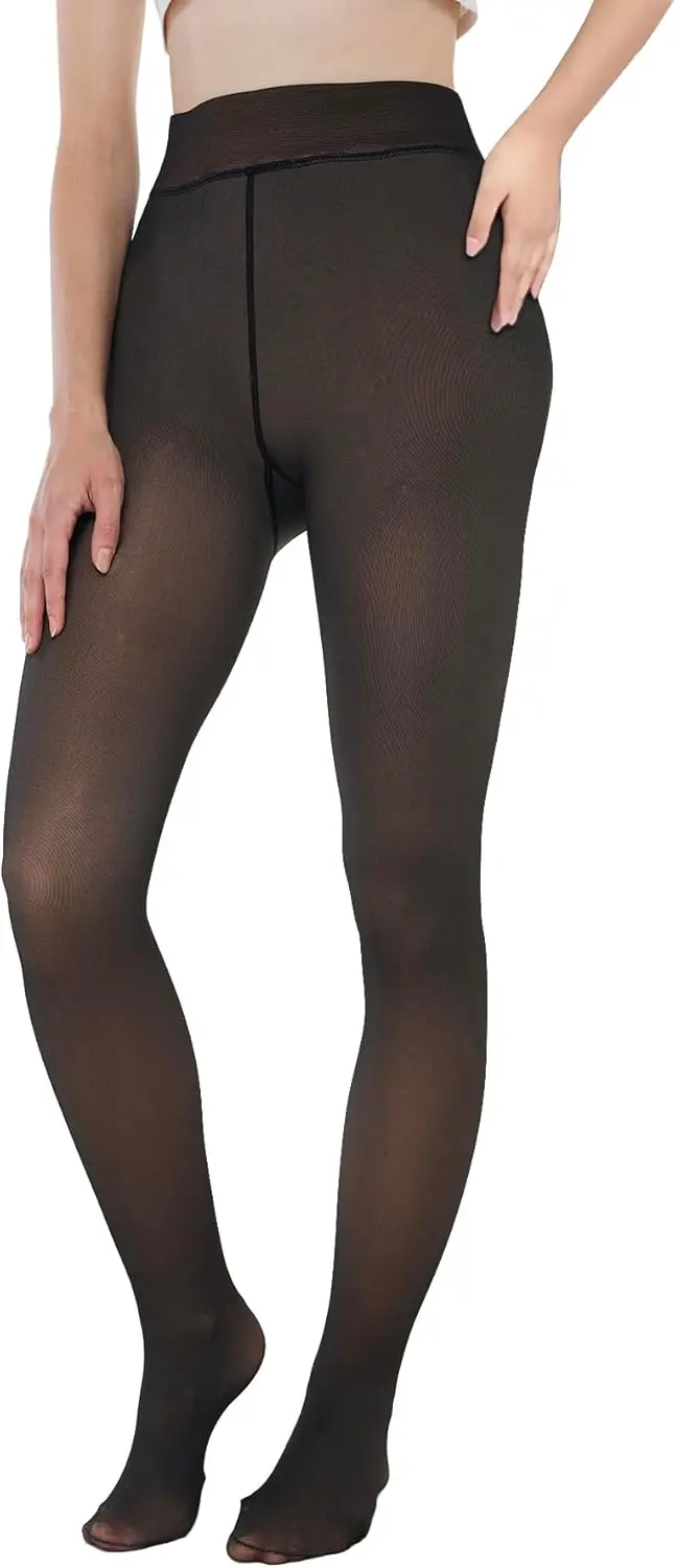 Fleece Lined Tights Anti-snagging Sheer Women - Fake Translucent Warm Pantyhose Leggings Sheer Thick Tights, for Winter
Fleece Lined Tights Anti-snagging Sheer Women - Fake Translucent Warm Pantyhose Leggings Sheer Thick Tights, for Winter