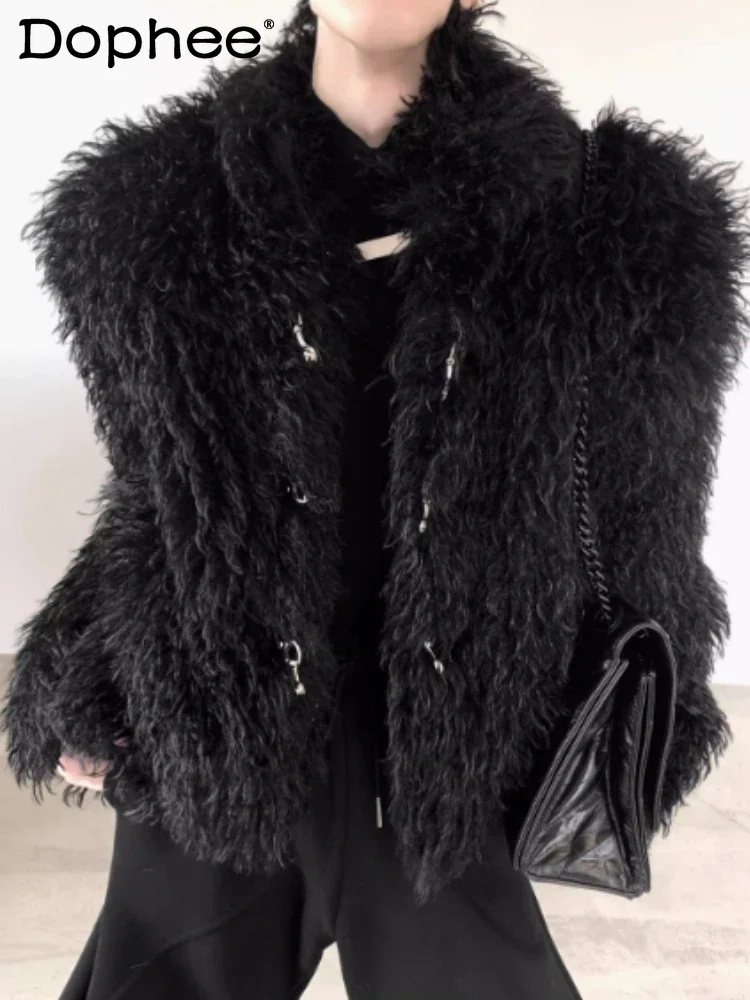 Fashion High-end Black Mink Imitation Fur Jackets Men's 2024 Winter New Short Plush Faux Fur Chic Jacket Long-sleeve Cotton Coat
Fashion High-end Black Mink Imitation Fur Jackets Men's 2024 Winter New Short Plush Faux Fur Chic Jacket Long-sleeve Cotton Coat