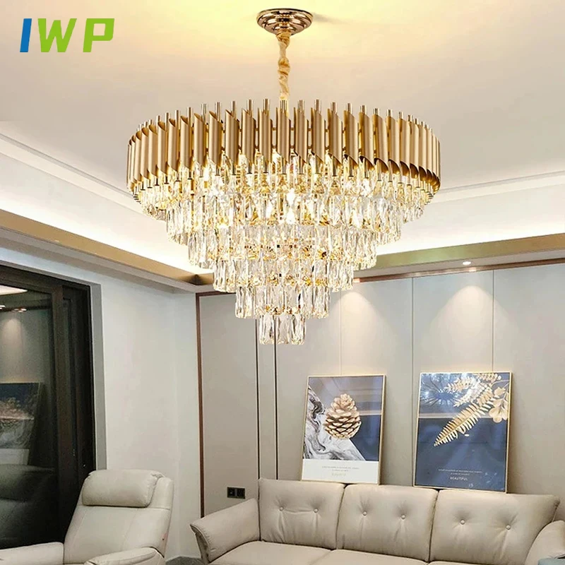 Luxury Crystal Chandelier Lamp Modern LED Ceiling Chandeliers Light for Living Room Dining Room Bedroom 90-260v Lighting Fixture
Luxury Crystal Chandelier Lamp Modern LED Ceiling Chandeliers Light for Living Room Dining Room Bedroom 90-260v Lighting Fixture