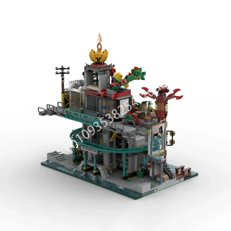 2777PCS MOC Ninjas City of Lanterns Modular Street View Model Building Block Diy Creative Assembly Educational Bricks Toys Gift
2777PCS MOC Ninjas City of Lanterns Modular Street View Model Building Block Diy Creative Assembly Educational Bricks Toys Gift