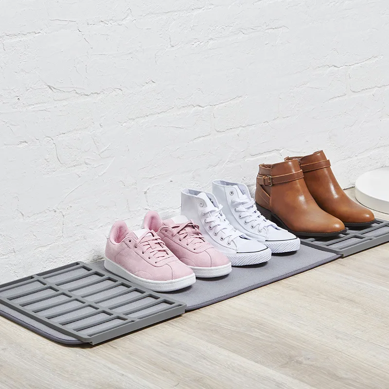 1/2pcs Shoe Rack Drying Mat Polyester With Drainage Holes Multi-purpose Expandable Sink Mat
1/2pcs Shoe Rack Drying Mat Polyester With Drainage Holes Multi-purpose Expandable Sink Mat