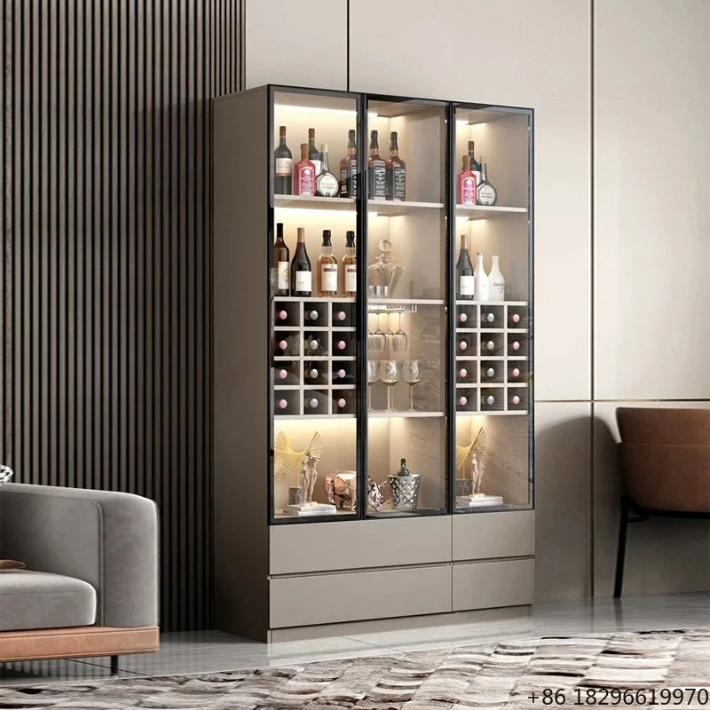 Light Luxury Bar Cabinet with Wine Rack Home Furniture Dining Living Bedroom Farmhouse Apartment Liquor Storage
Light Luxury Bar Cabinet with Wine Rack Home Furniture Dining Living Bedroom Farmhouse Apartment Liquor Storage