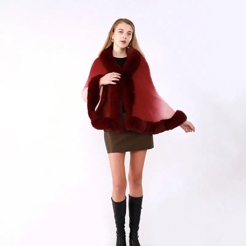 Tie Dye Knitted Faux Mink Wrap Shawl Coat Rabbit Fur Outerwear Warm Winter Fashion Women's Accessories Shoulder Length
Tie Dye Knitted Faux Mink Wrap Shawl Coat Rabbit Fur Outerwear Warm Winter Fashion Women's Accessories Shoulder Length