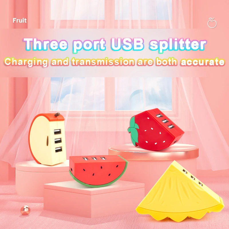 Creative Cartoon Multi-Function Notebook HUB 3-Port Splitter Fruit Connector Extender USB Hub for Laptops
Creative Cartoon Multi-Function Notebook HUB 3-Port Splitter Fruit Connector Extender USB Hub for Laptops