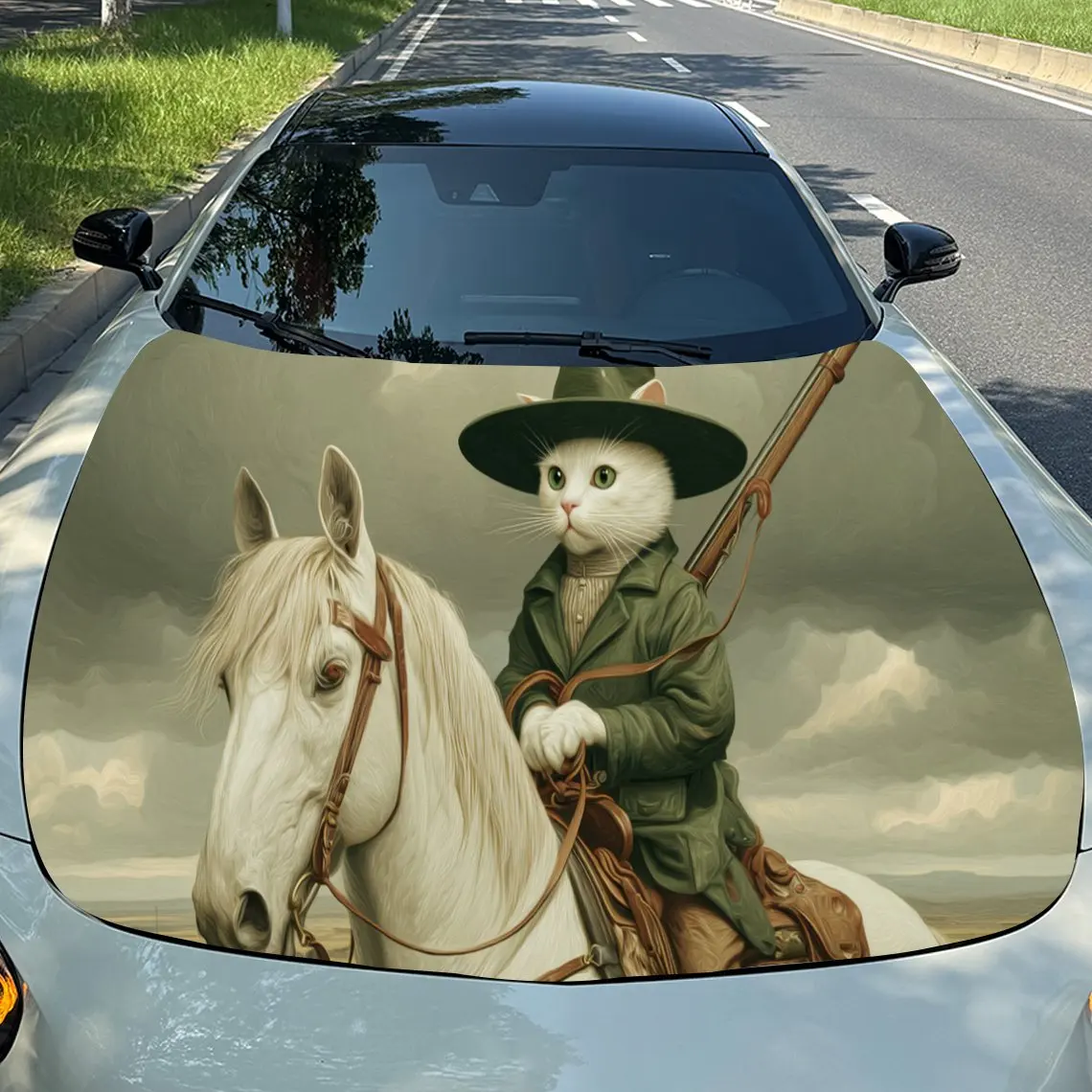 Noble Rider - And - Horse Car Hood Stickers - Self-Adhesive, Waterproof and Durable Vinyl Wrap, Decorate And Protect Your Car, F
Noble Rider - And - Horse Car Hood Stickers - Self-Adhesive, Waterproof and Durable Vinyl Wrap, Decorate And Protect Your Car, F