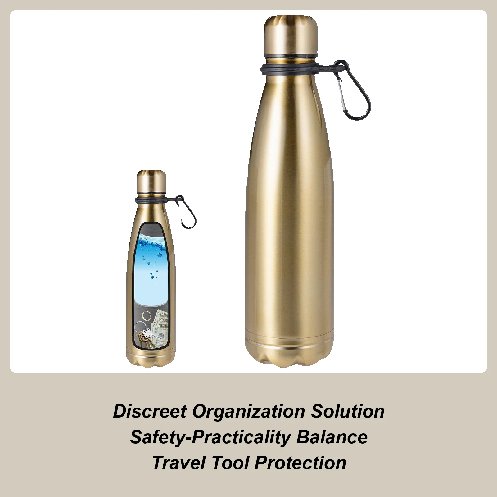 Water Bottle Stainless Steel Cup With Hiding Storage Portable Stainless Steel Water Bottle With Hiding Compartment For Sports
Water Bottle Stainless Steel Cup With Hiding Storage Portable Stainless Steel Water Bottle With Hiding Compartment For Sports