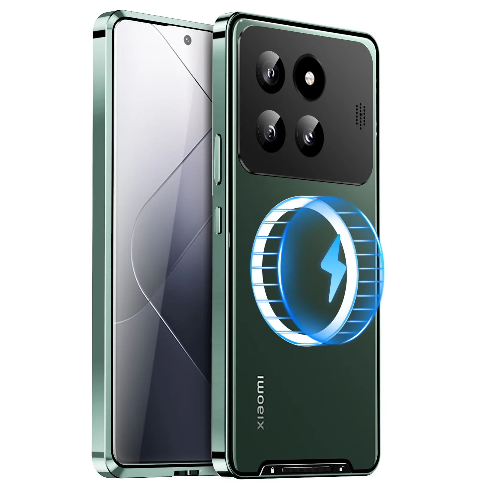 Magnetic Shockproof Metal Armor Bumper Cases For Xiaomi Mi 14 13 Mi14 Mi13 Pro Case Magsafe Cover For Xiaomi Mi14 Pro Case
Magnetic Shockproof Metal Armor Bumper Cases For Xiaomi Mi 14 13 Mi14 Mi13 Pro Case Magsafe Cover For Xiaomi Mi14 Pro Case