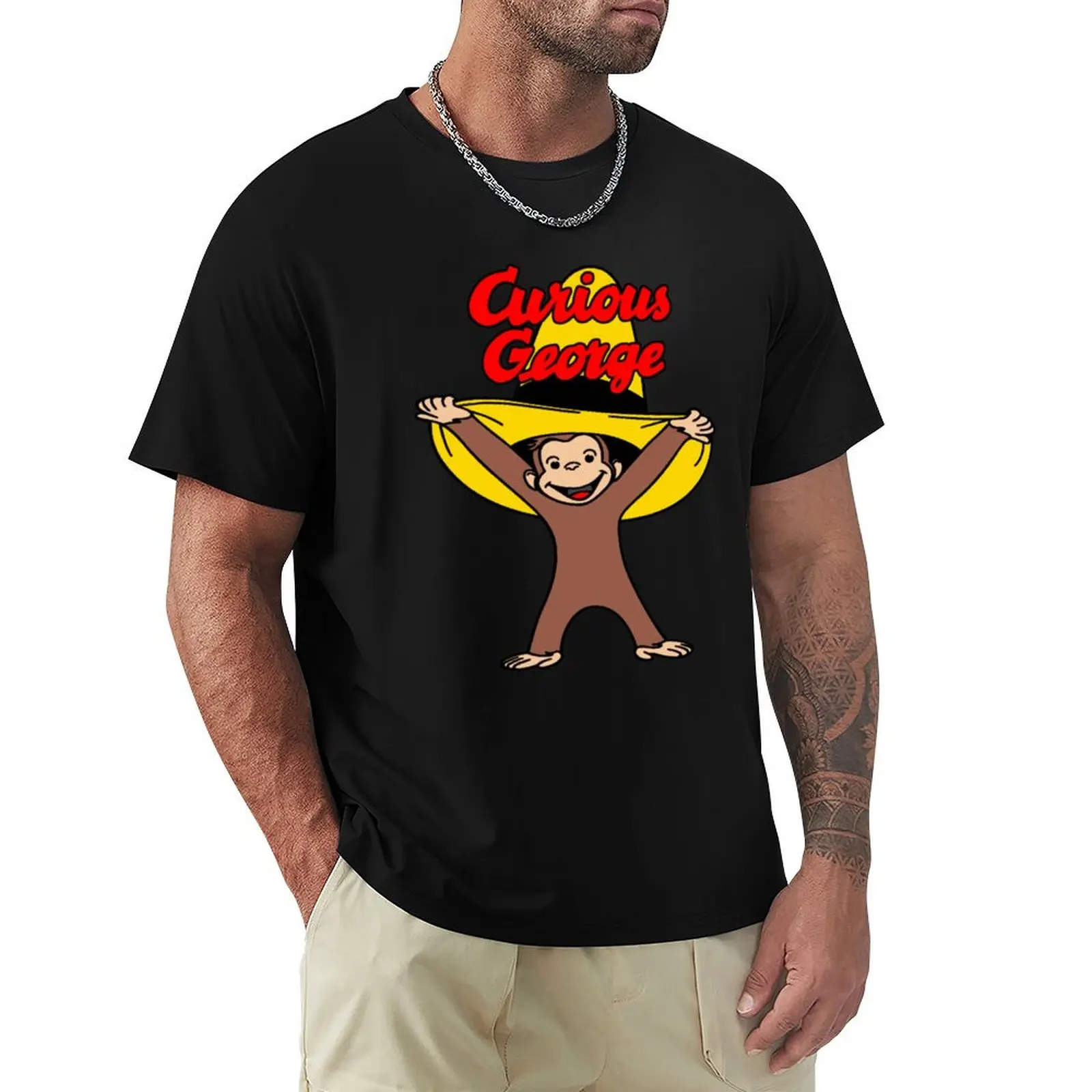 Curious George In The Yellow Hat T-Shirt summer tops oversized t shirt oversizeds clothes for men
Curious George In The Yellow Hat T-Shirt summer tops oversized t shirt oversizeds clothes for men