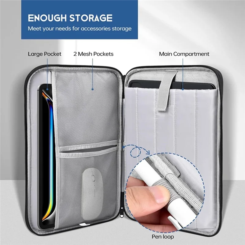 【SEE】Carrying Cover Accessories For Pad 11Inch Waterproof Shockproof Handle Bag Tablet Sleeve Case
【SEE】Carrying Cover Accessories For Pad 11Inch Waterproof Shockproof Handle Bag Tablet Sleeve Case