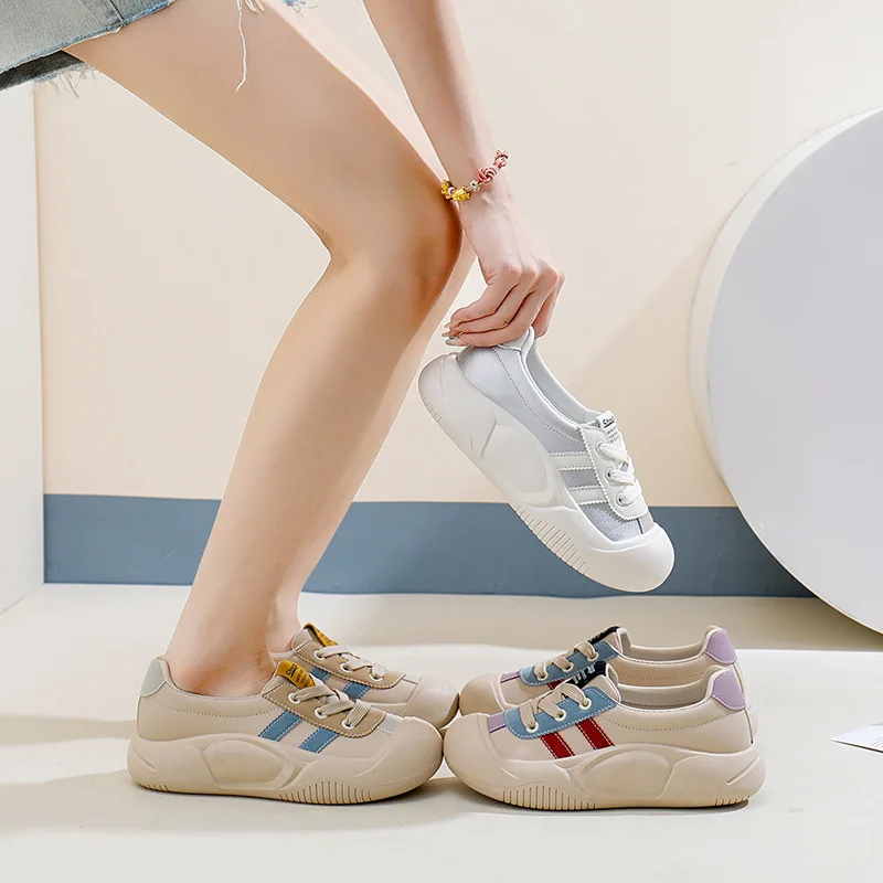 Fashion New Women's Vulcanized Shoes Korean Style Comfortable Casual Breathable Women's Shoes Designer Sports Shoes for Women
Fashion New Women's Vulcanized Shoes Korean Style Comfortable Casual Breathable Women's Shoes Designer Sports Shoes for Women