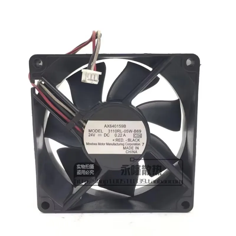 Оригинальный вентилятор охлаждения для копировального аппарата/преобразователя частоты 80*80*25 мм, 8 см, 24В, 0.22А, с двойным шарикоподшипником, модель 3110RL-05W-B69
Оригинальный вентилятор охлаждения для копировального аппарата/преобразователя частоты 80*80*25 мм, 8 см, 24В, 0.22А, с двойным шарикоподшипником, модель 3110RL-05W-B69