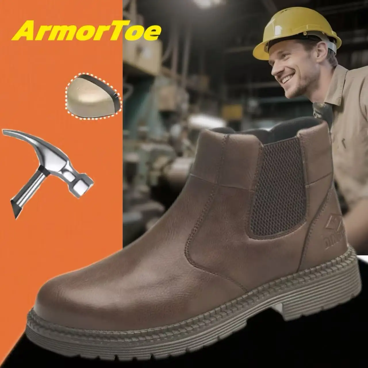 ArmorToe Steel Head Anti-smash Anti-stabbing Safety Shoes Refractory Flower Wear-resistant Four Seasons Model #Armor2530
ArmorToe Steel Head Anti-smash Anti-stabbing Safety Shoes Refractory Flower Wear-resistant Four Seasons Model #Armor2530