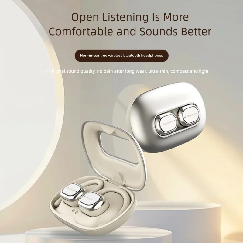 Концепция костной проводимости, открытые Bluetooth-наушники, беспроводные подвесные наушники для бега, занятия спортом, длительный срок службы батареи
Концепция костной проводимости, открытые Bluetooth-наушники, беспроводные подвесные наушники для бега, занятия спортом, длительный срок службы батареи