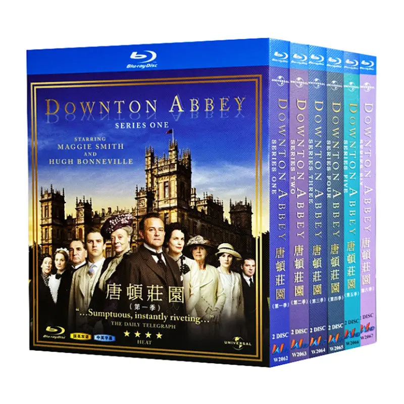 Blu-ray Ultra HD British TV Series Downton Abbey Seasons 1–6 Box Set with English and Traditional Chinese Subtitles
Blu-ray Ultra HD British TV Series Downton Abbey Seasons 1–6 Box Set with English and Traditional Chinese Subtitles