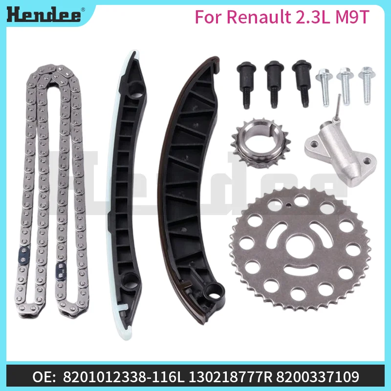 Timing Chain Kit For Renault 2.3L M9T,High-quality Automotive Parts OE:8201012338-116L,8200918794,130218777R,8200334315
Timing Chain Kit For Renault 2.3L M9T,High-quality Automotive Parts OE:8201012338-116L,8200918794,130218777R,8200334315
