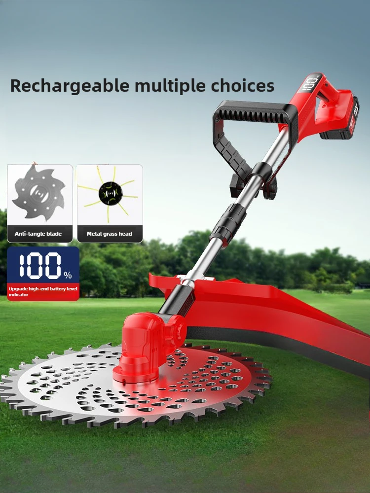 Electric lawn mower Small household lawn mower Rechargeable lawn mower Lithium battery Multifunctional
Electric lawn mower Small household lawn mower Rechargeable lawn mower Lithium battery Multifunctional