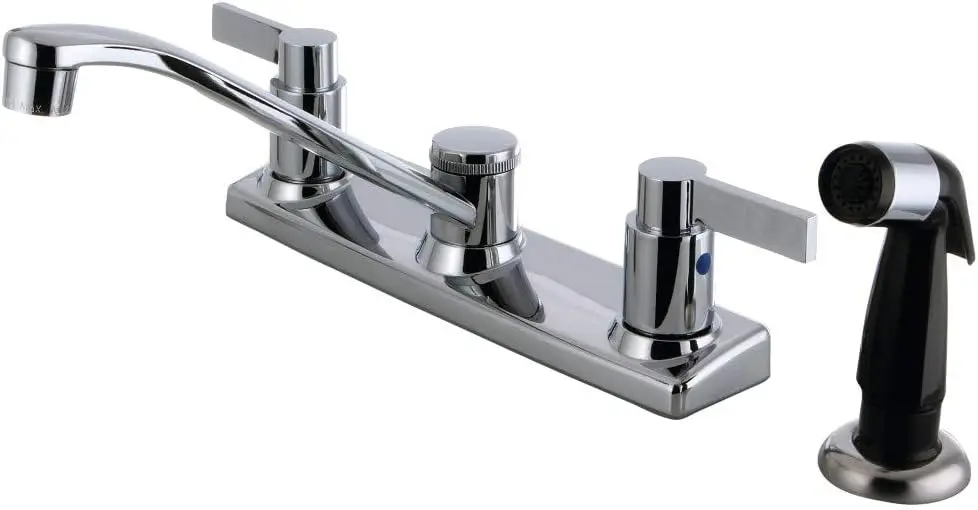 FB2122NDL 7-11/16 дюймов с изливом NuvoFusion 8-дюймовый кухонный смеситель с центральной установкой и черным распылителем, полированный хром
FB2122NDL 7-11/16 дюймов с изливом NuvoFusion 8-дюймовый кухонный смеситель с центральной установкой и черным распылителем, полированный хром