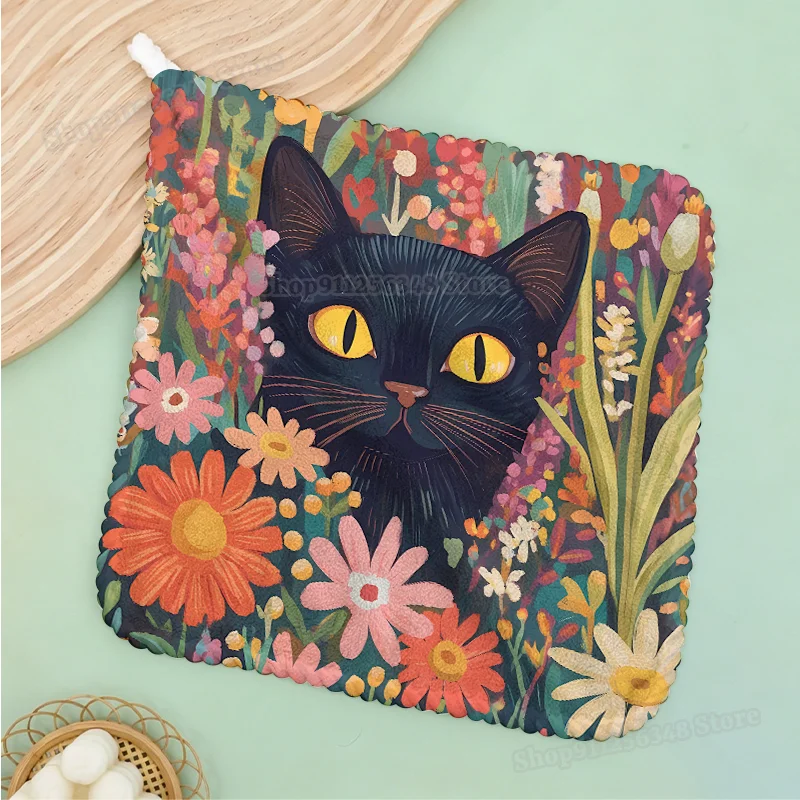 Cool Black Cat Microfiber Hand Towels Quick-Dry Absorbent Soft Skin-Friendly Ideal Home Travel Bathroom Supplies Hotel Outdoor
Cool Black Cat Microfiber Hand Towels Quick-Dry Absorbent Soft Skin-Friendly Ideal Home Travel Bathroom Supplies Hotel Outdoor