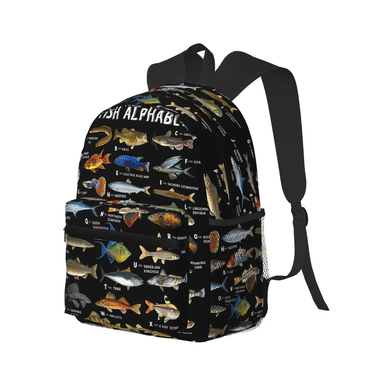 Fish Alphabet Educational Freshwater Species Fishing Student Backpack School Bag Daypack for Boys Girls Bookbag Shoulder Bags
Fish Alphabet Educational Freshwater Species Fishing Student Backpack School Bag Daypack for Boys Girls Bookbag Shoulder Bags