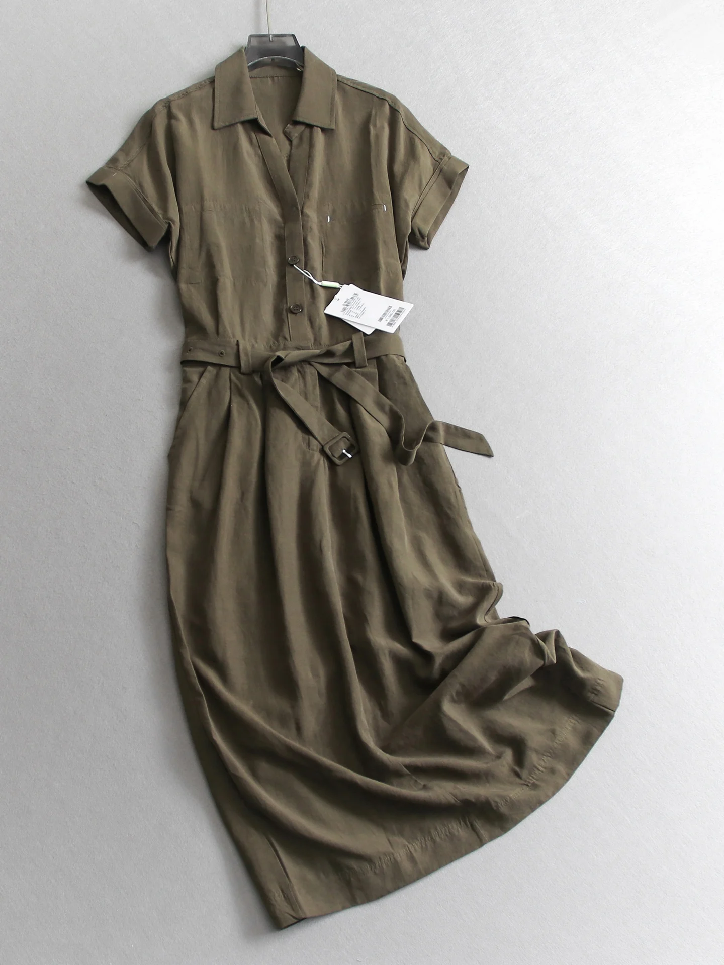 Linen Ruched Waist Slim Fit Shirt Dress Casual Style Women's Dress Short Sleeve Flip Collar Button up Loose Fit X Version
Linen Ruched Waist Slim Fit Shirt Dress Casual Style Women's Dress Short Sleeve Flip Collar Button up Loose Fit X Version