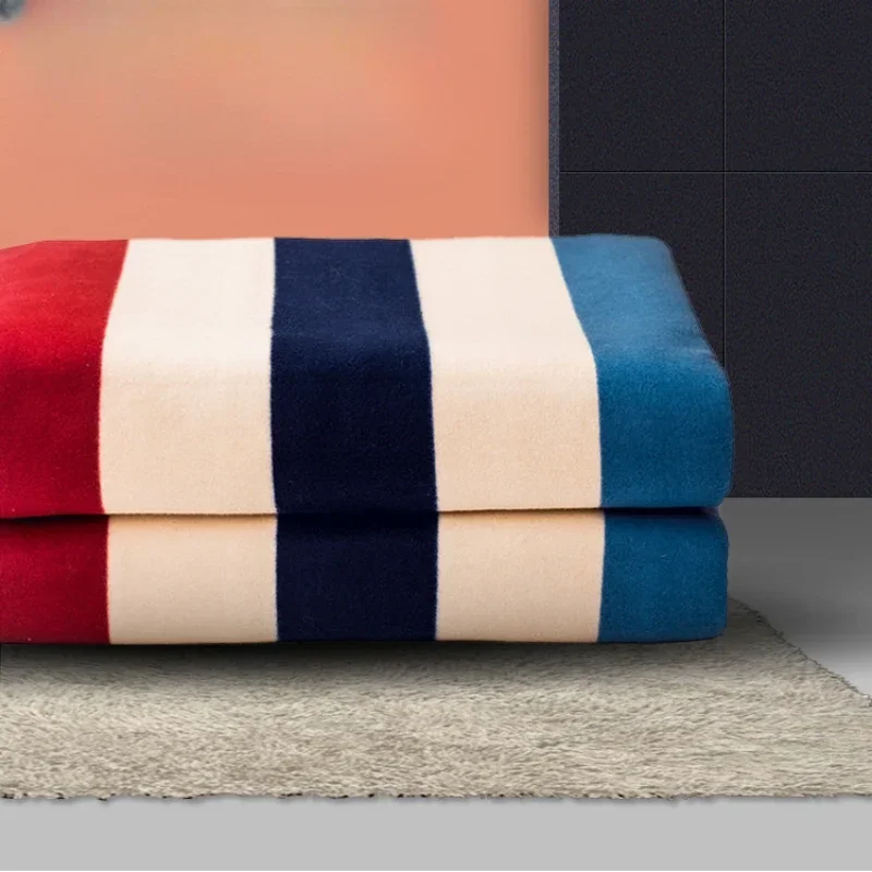 Striped thickened electric blanket comfortable and safe temperature controlled water heating blanket household electric blanket
Striped thickened electric blanket comfortable and safe temperature controlled water heating blanket household electric blanket