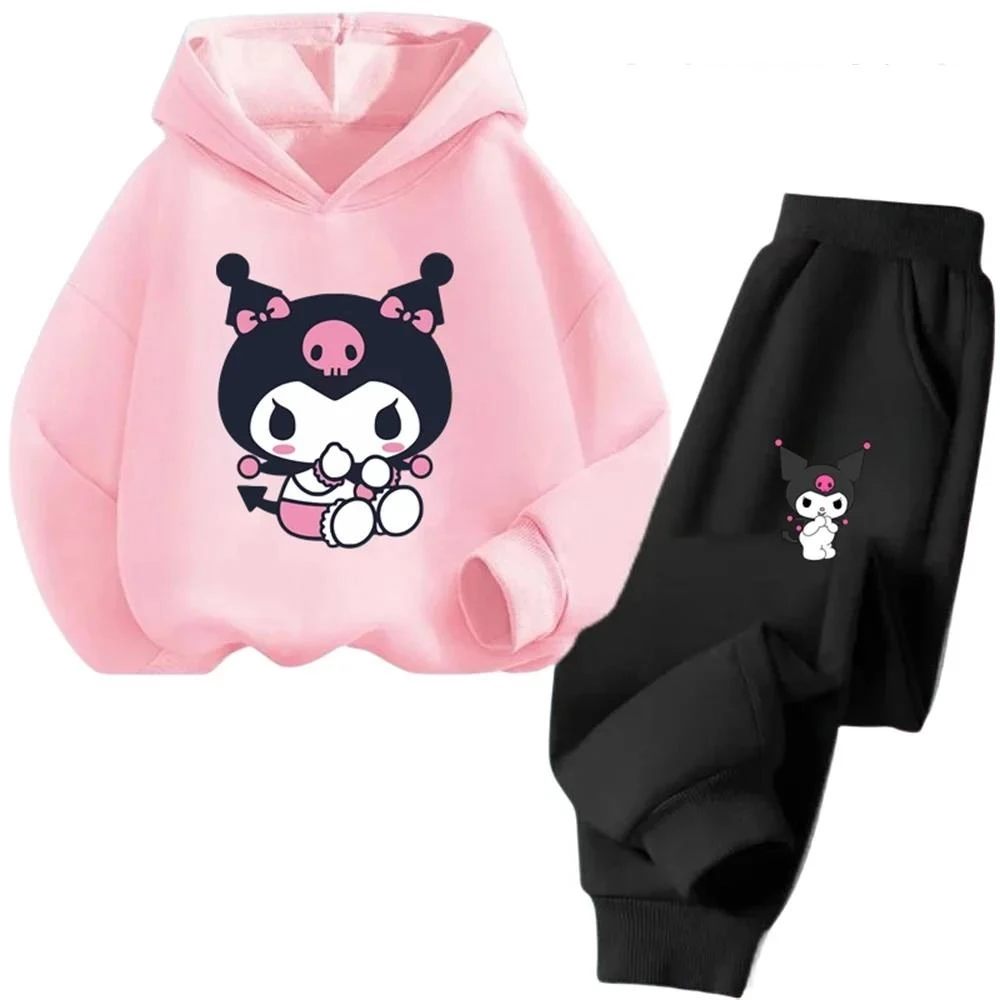 Hello Kitty Kuromi Cartoon Boys and Girls 3-14 Years Old Kawaii Street Casual Sweatshirt Children's Outdoor Sports Hoodie Set
Hello Kitty Kuromi Cartoon Boys and Girls 3-14 Years Old Kawaii Street Casual Sweatshirt Children's Outdoor Sports Hoodie Set