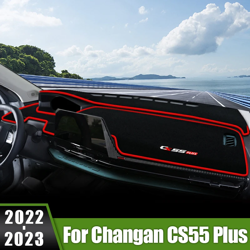 For Changan CS55 Plus 2022 2023 Car Dashboard Cover Sun Shade Mat Non-Slip Case Avoid Light Pad Anti-UV Instrument Panel Carpets
For Changan CS55 Plus 2022 2023 Car Dashboard Cover Sun Shade Mat Non-Slip Case Avoid Light Pad Anti-UV Instrument Panel Carpets