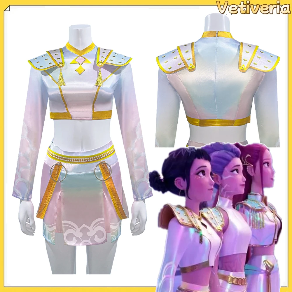 Zoey Disguise Costume Demon Cos Hunters KPop Stage Performance Costumes Halloween Carnival Party Girls Women Cosplay Suit
Zoey Disguise Costume Demon Cos Hunters KPop Stage Performance Costumes Halloween Carnival Party Girls Women Cosplay Suit