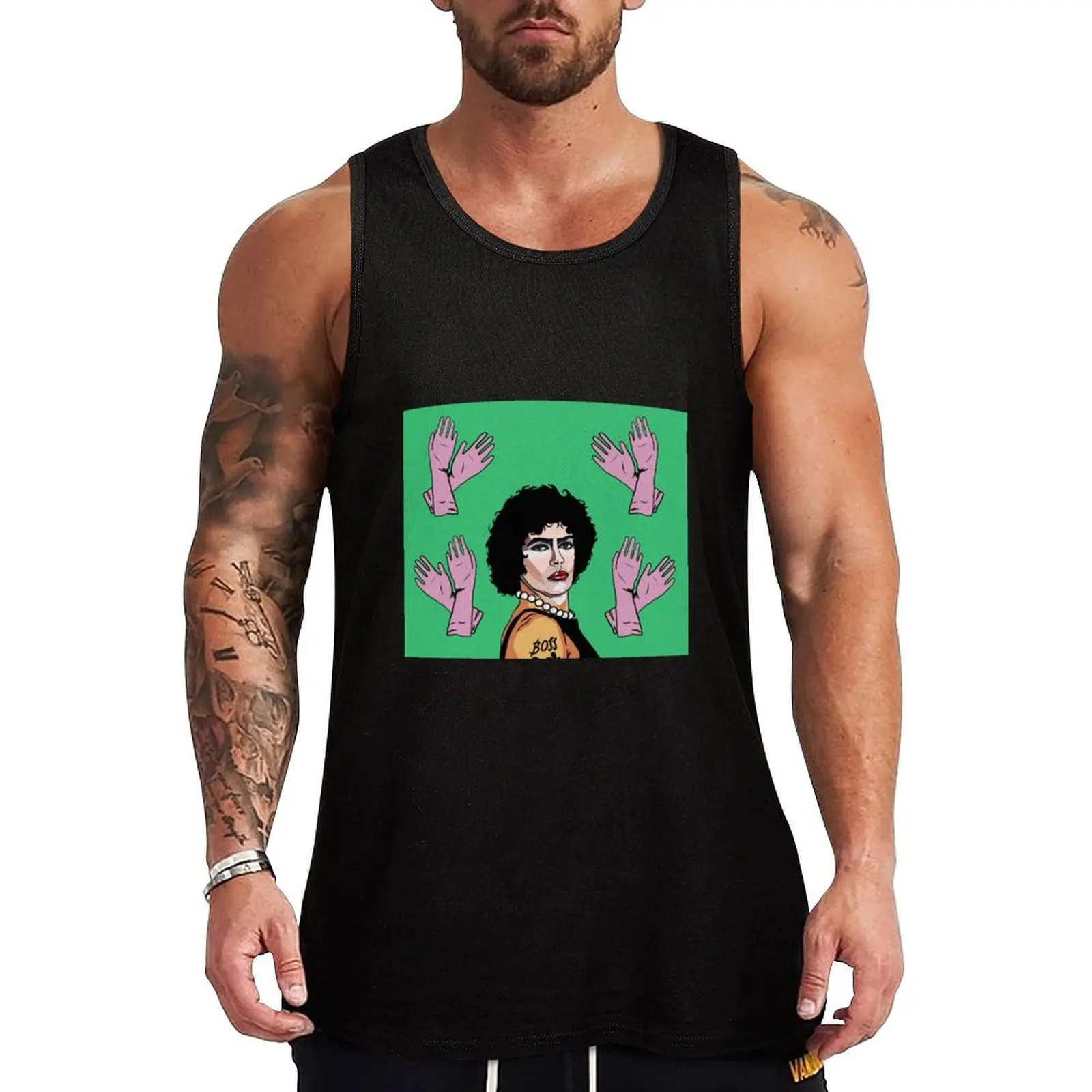 Frank N Furter loves gloves Tank Top Graphic Print Tank Top Casual Sleeveless Novelty Shirt
Frank N Furter loves gloves Tank Top Graphic Print Tank Top Casual Sleeveless Novelty Shirt