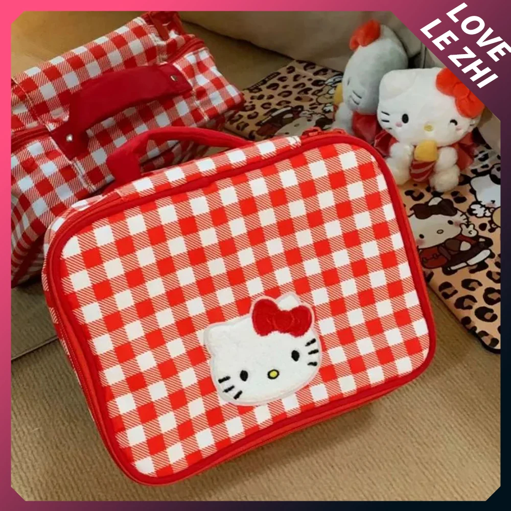 Kawaii Sanrio Hello Kitty Women's Makeup Bag Wash Gargle Bag Portable Large Capacity Multi Functional Makeup Bag Birthday Gift
Kawaii Sanrio Hello Kitty Women's Makeup Bag Wash Gargle Bag Portable Large Capacity Multi Functional Makeup Bag Birthday Gift