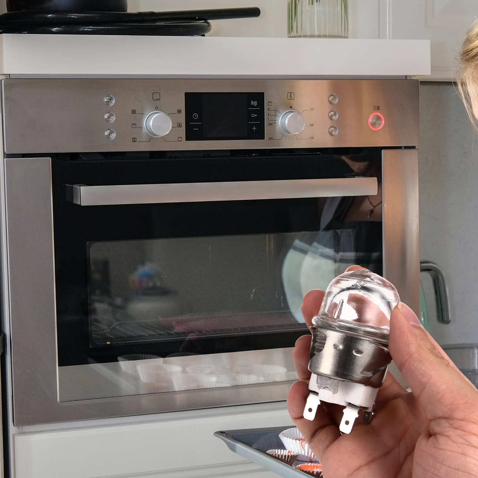 Oven Lamp Holder Heat Resistant 500℃ Bulb Base Adapter Easy Install Stainless Steel Socket For Light Fixture
Oven Lamp Holder Heat Resistant 500℃ Bulb Base Adapter Easy Install Stainless Steel Socket For Light Fixture