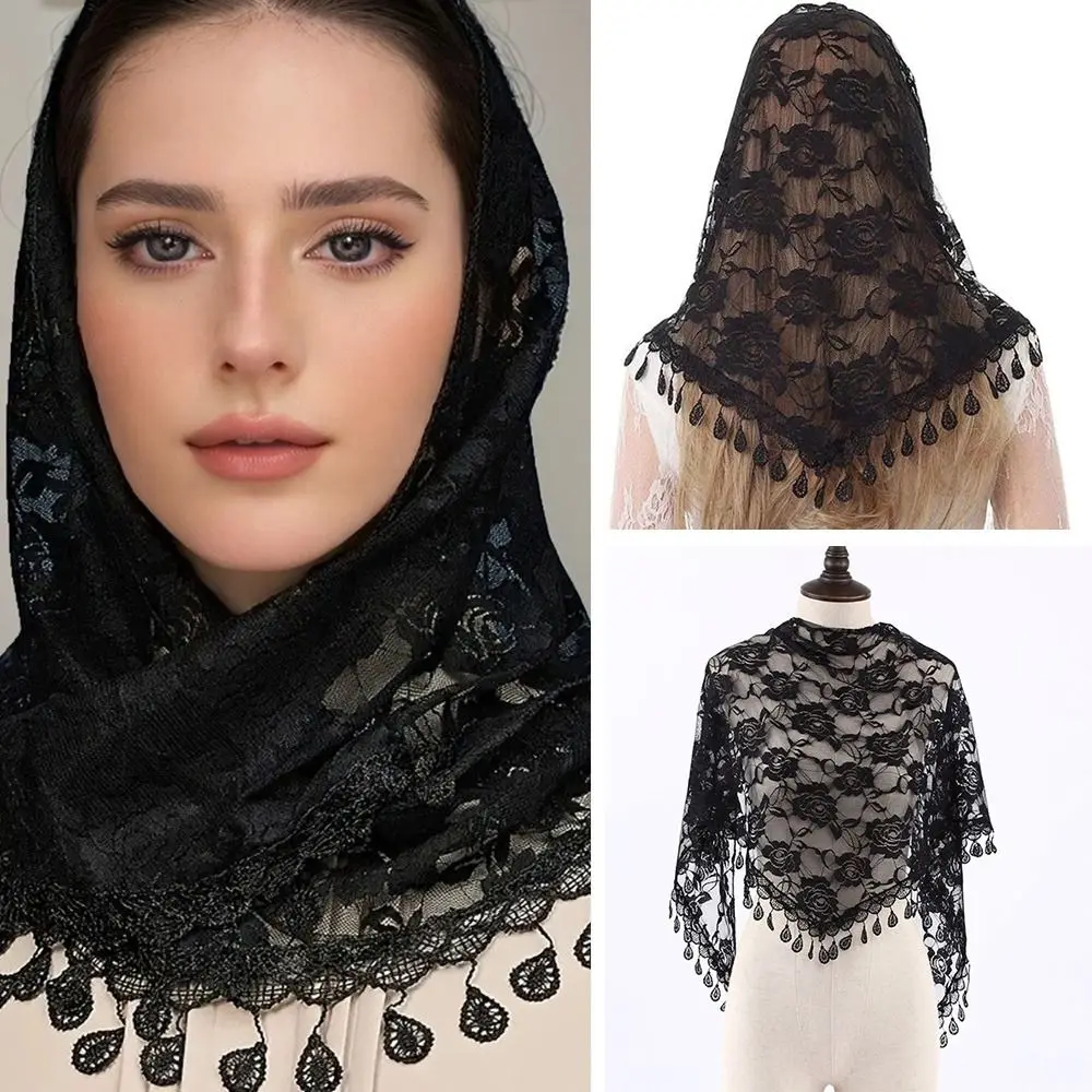 Elegant Embroidery Lace Flower Headwrap Vintage Breathable Tassels Lace Head Scarf Women Soft Head Cover Hair Wrap For Wedding Event Daily
Elegant Embroidery Lace Flower Headwrap Vintage Breathable Tassels Lace Head Scarf Women Soft Head Cover Hair Wrap For Wedding Event Daily