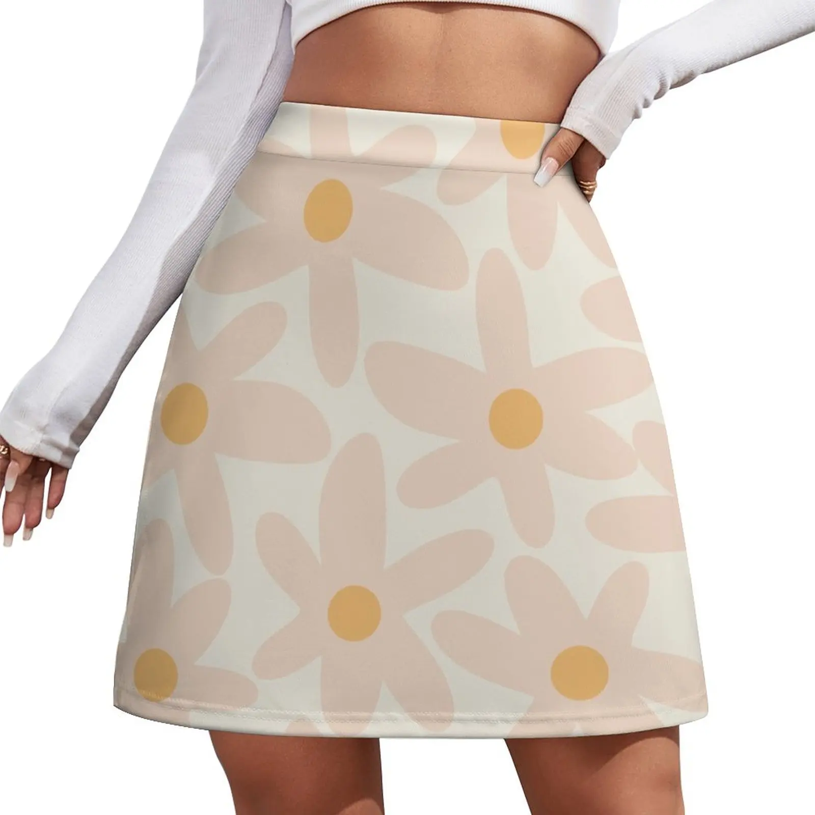 Daisy Time Retro Floral Pattern Pale Blush Pink and Mustard Mini Skirt fairy core skirts summer 2026 woman Mini Skirt
Daisy Time Retro Floral Pattern Pale Blush Pink and Mustard Mini Skirt fairy core skirts summer 2026 woman Mini Skirt