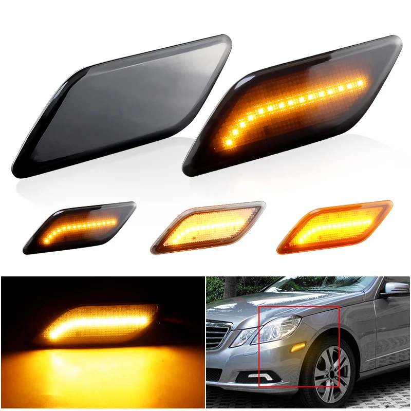 2PCS Front Bumper Signal Reflector Lamps Car LED Side Marker Lights for Mercedes-Benz E250 E350 E400 E550 E63 AMG E63 AMG S 2014
2PCS Front Bumper Signal Reflector Lamps Car LED Side Marker Lights for Mercedes-Benz E250 E350 E400 E550 E63 AMG E63 AMG S 2014