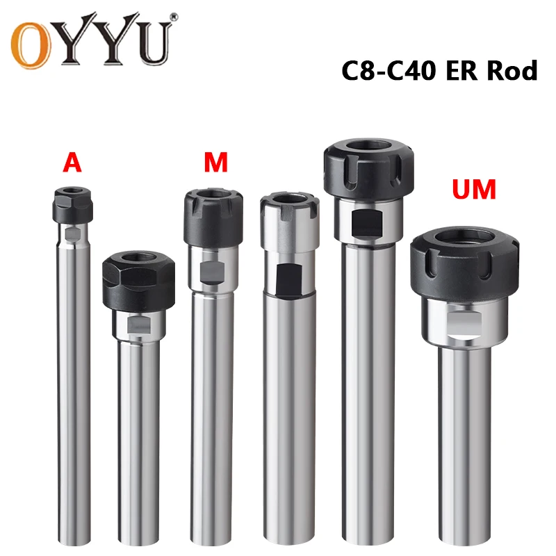 Lengthen ER Extension Rod C8 C10 C12 C16 C20 C25 C32 ER8 ER11 ER16 ER20 ER25 100L 150L Collet Shuck Holder CNC Milling Tool Bar
Lengthen ER Extension Rod C8 C10 C12 C16 C20 C25 C32 ER8 ER11 ER16 ER20 ER25 100L 150L Collet Shuck Holder CNC Milling Tool Bar
