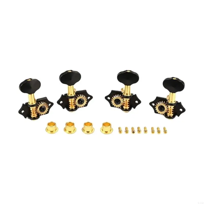 L38F Guitar String Tuning Pegs Tuners Machine Head Guitar Locking Tuners for 4 String Musical Instrument Easy to Install
L38F Guitar String Tuning Pegs Tuners Machine Head Guitar Locking Tuners for 4 String Musical Instrument Easy to Install