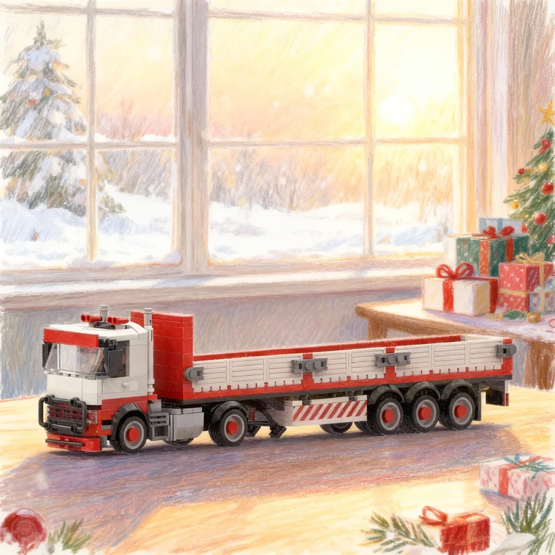 428pcs MOC City Cargo Cabover Truck Flatbed Trailer Side Walls Model Building Christmas Gifts Blocks Architecture Toys Brick
428pcs MOC City Cargo Cabover Truck Flatbed Trailer Side Walls Model Building Christmas Gifts Blocks Architecture Toys Brick