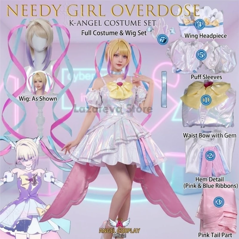 Kangel Needy Girl Overdose Ongaku-chan Magical Girl Cosplay Costume Anime Game Two Dimensional Outfit OMGKawaiiAngel-chan Lolita
Kangel Needy Girl Overdose Ongaku-chan Magical Girl Cosplay Costume Anime Game Two Dimensional Outfit OMGKawaiiAngel-chan Lolita