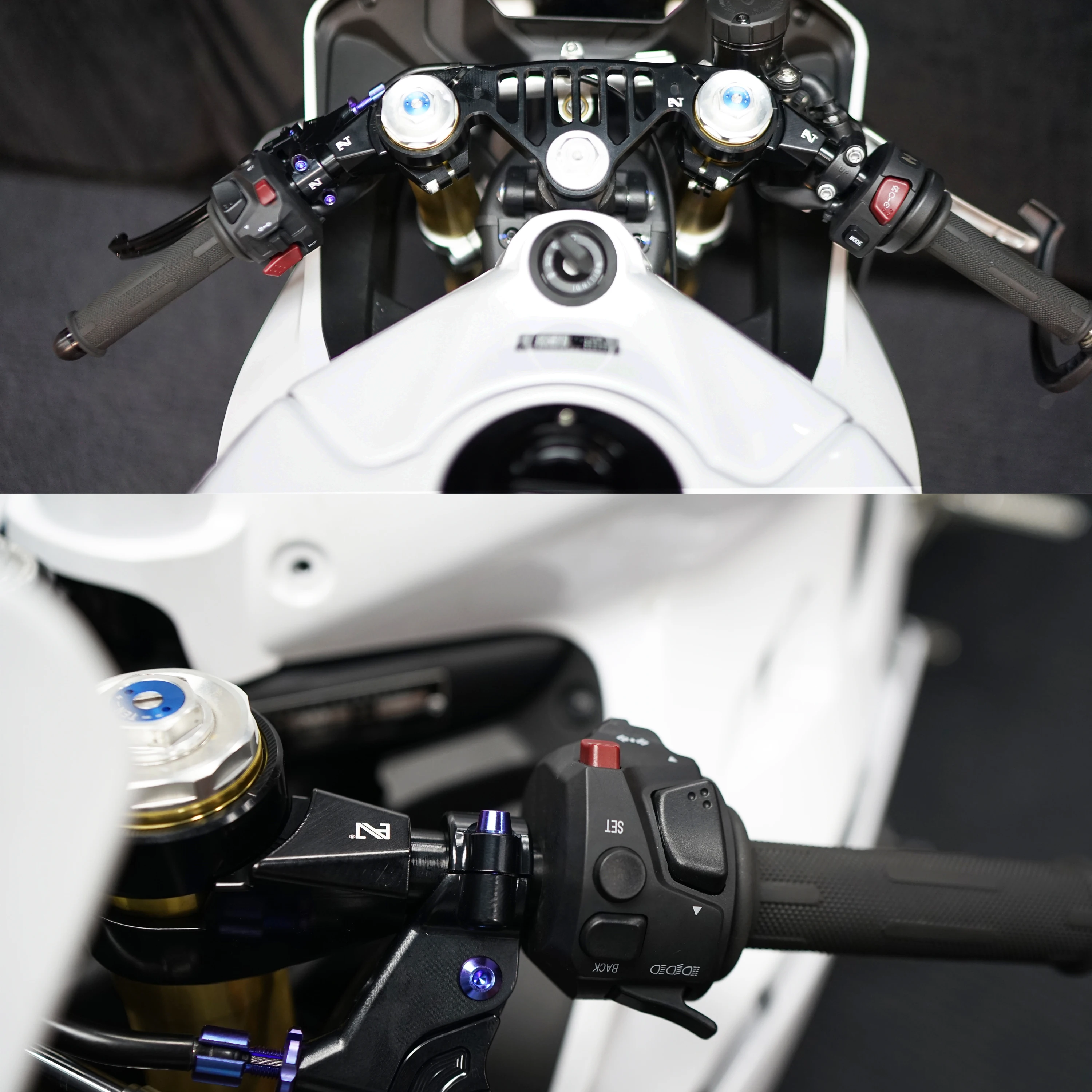 Motorcycle Racing Lightweight Detachable Handlebars for ZXMOTO 500RR ZX500RR, Motorcycle Competition Handlebar Kit
Motorcycle Racing Lightweight Detachable Handlebars for ZXMOTO 500RR ZX500RR, Motorcycle Competition Handlebar Kit