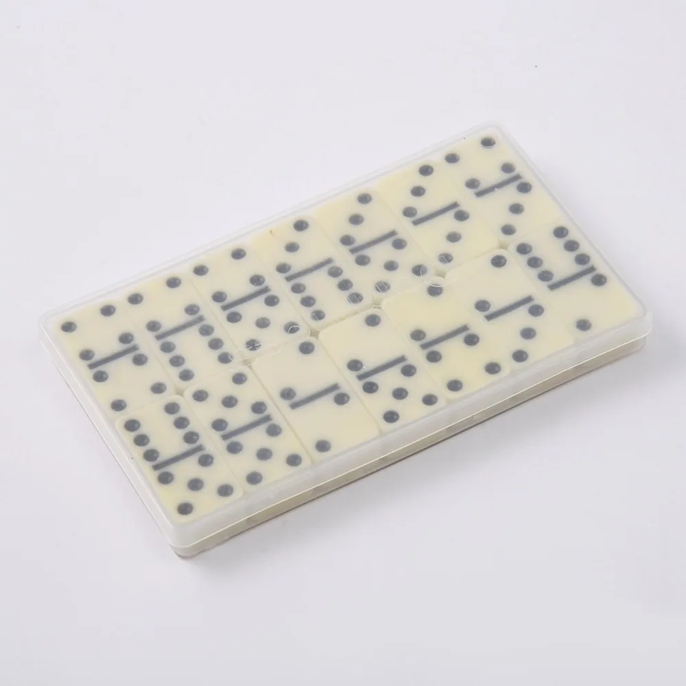 Fun 28 PCS Double Six Domino Set Leisure Entertainment Children Gift Domino Toy Double Six Table Game Travel
Fun 28 PCS Double Six Domino Set Leisure Entertainment Children Gift Domino Toy Double Six Table Game Travel