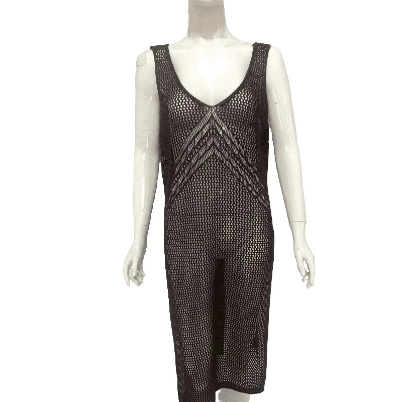 New Knitted Sexy Hollow Vest Split Beach Skirt Vacation Long Skirt Sunscreen Shirt Bikini Outer Smock
New Knitted Sexy Hollow Vest Split Beach Skirt Vacation Long Skirt Sunscreen Shirt Bikini Outer Smock