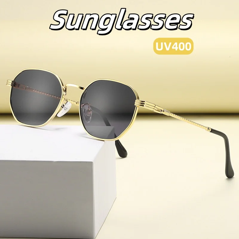High End Retro Small Frame Sunglasses Metal Full Frame Glasses Men's Outdoor Driving Travel Beach Eye Protection and Sun Shading
High End Retro Small Frame Sunglasses Metal Full Frame Glasses Men's Outdoor Driving Travel Beach Eye Protection and Sun Shading