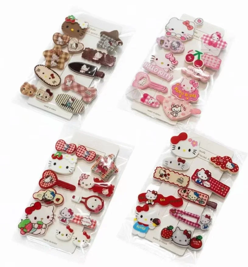 10pcs Hello Kitty Cute Hair Clips, Anime Cartoon Fashion Hair Clips, Hair Accessories, Birthday Christmas Gifts, Party Prizes
10pcs Hello Kitty Cute Hair Clips, Anime Cartoon Fashion Hair Clips, Hair Accessories, Birthday Christmas Gifts, Party Prizes
